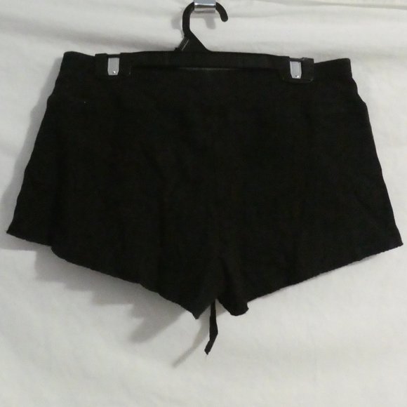 BEBE | small | Made In the USA | Black Sweat Shorts | NWOT - Picture 2 of 9